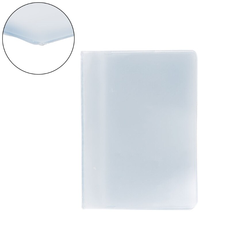 Pochette transparente en plastique PVC pour porte-cartes de crédit et d&#39;identité, pochette de rangement solide pour carte de visite à 10 fentes: 1