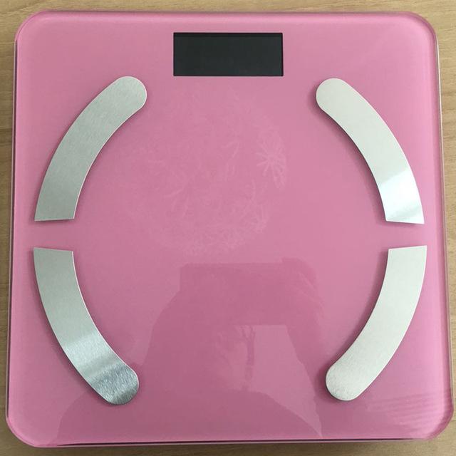 50 kropsvægtsvægt smart fat digital otte sort farvebalance connect e bluetooth  se45001: Lyserød