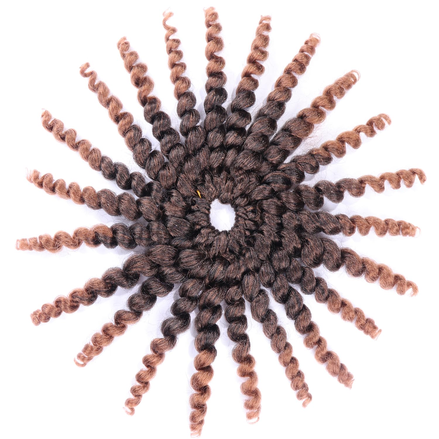 Pelo de ganchillo rizado con varita, pelo de ganchillo jamaicano de 8 pulgadas para mujeres negras, pelo de ganchillo negro Natural, pelo corto y rizado de ganchillo