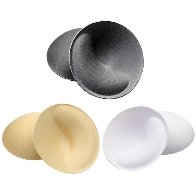 1Pair Women Intimate Accessories Invisible Thick Sponge Push Up Swimsuit Pad Breast Chest Enhancers Foam Bra Insert for Swimsuit