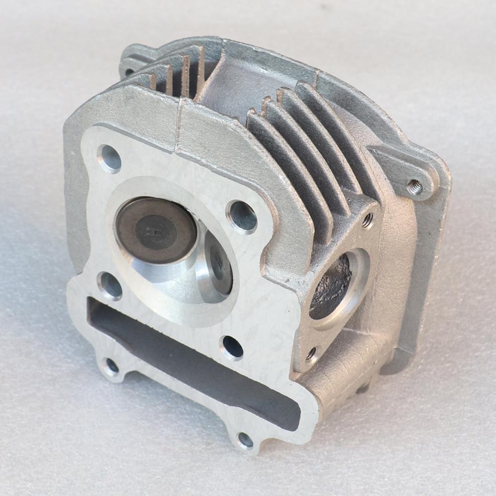 GY6 150cc Chinese Scooter Motor 57.4Mm Cilinderkop Assy Met Kleppen Voor 4T 157QMJ Atv Go-Kart buggy Bromfiets Quad