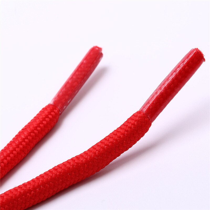 80/100/120CM 1 Pair Unisex Casual Shoelace Round Cord Dress Shoe Laces Colourful Cute Pink Color Elastic Shoelaces