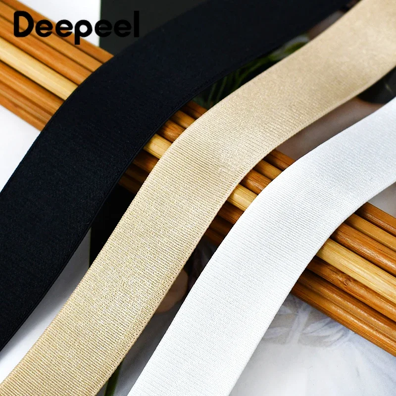 10Meters 6-40mm Bra Elastic Band for Shoulder Strap Underwear Rubber Bands Belt Stretch Nylon Webbing Tape DIY Sewing Accessory