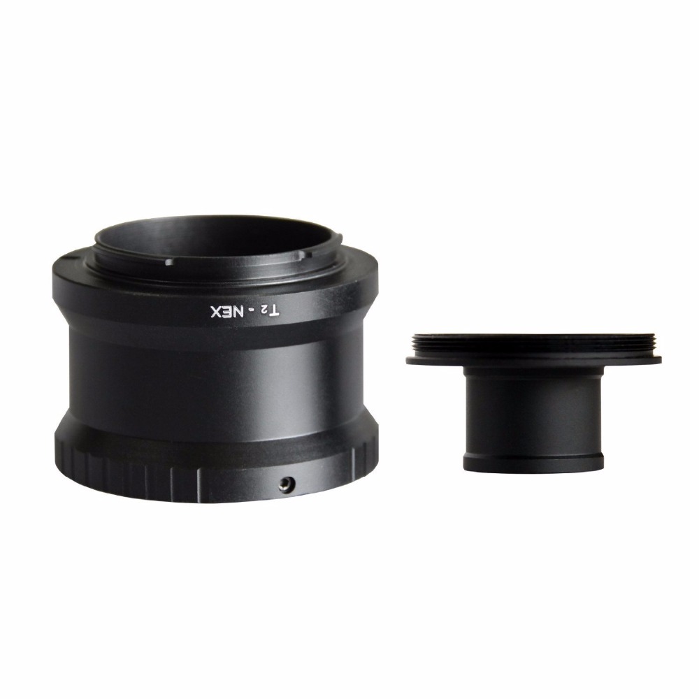 T t2 mount voor sony nex camera&#39;s en telescoop adapter met 0.965in oculair poorten