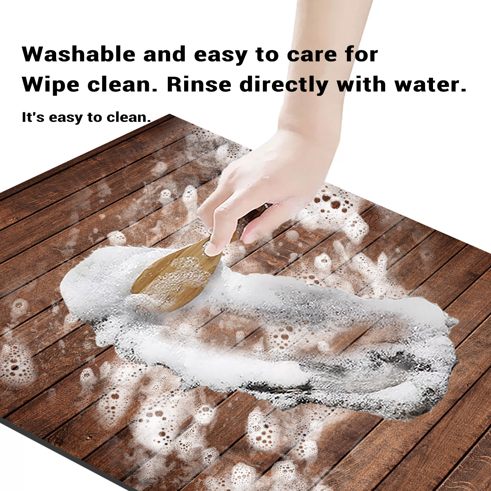 Vintage Bathroom Bath Mat Absorbent Non Slip Foot Mats Quick Dry Entrance Doormat Shower Floor Pad Toilet Carpet Washable
