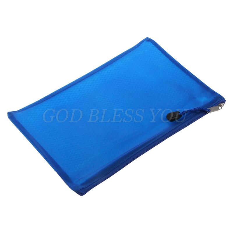 1Pc Folder for documents Capacity A5 Zipper File Pocket Storage Organizer Office School Waterproof