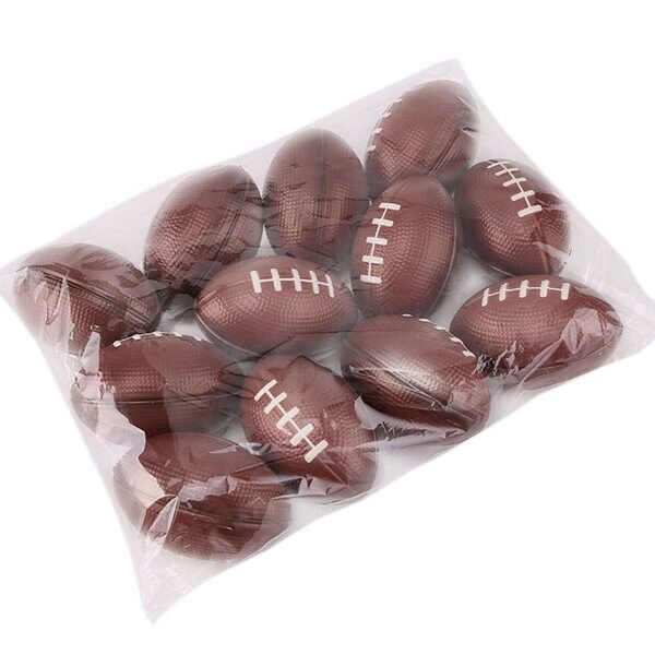 Rugby Foam Squeeze Balls For Stress Relief, Relaxable Realistic Baseball Sport Balls(12Pcs)