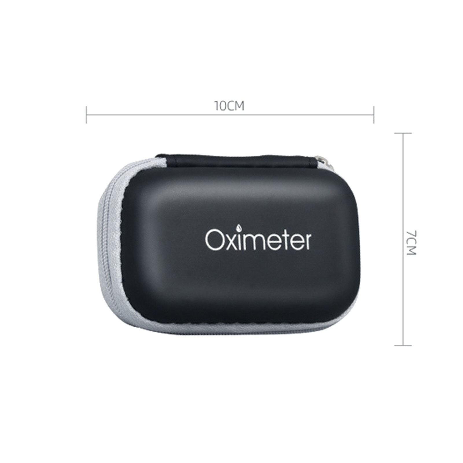 Portable Oximeter Protective Case Multipurpose Waterproof Zipper Storage Bag EVA Fingertip Pulse Oximeter Organizer Carry Pouch