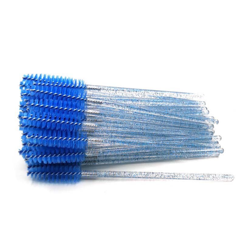 Crystal Disposable Lash Makeup Brush Applicator Styling Tools Individual Mini Mascara Wand Brush Eyelash extension