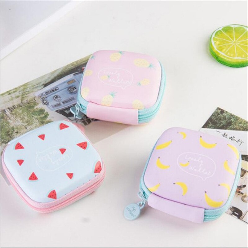 Cartoon Women Coin Purse Small Wallet Cute mini Bag Kids Female Change Purse Mini Zipper Coin Key Line Pouch