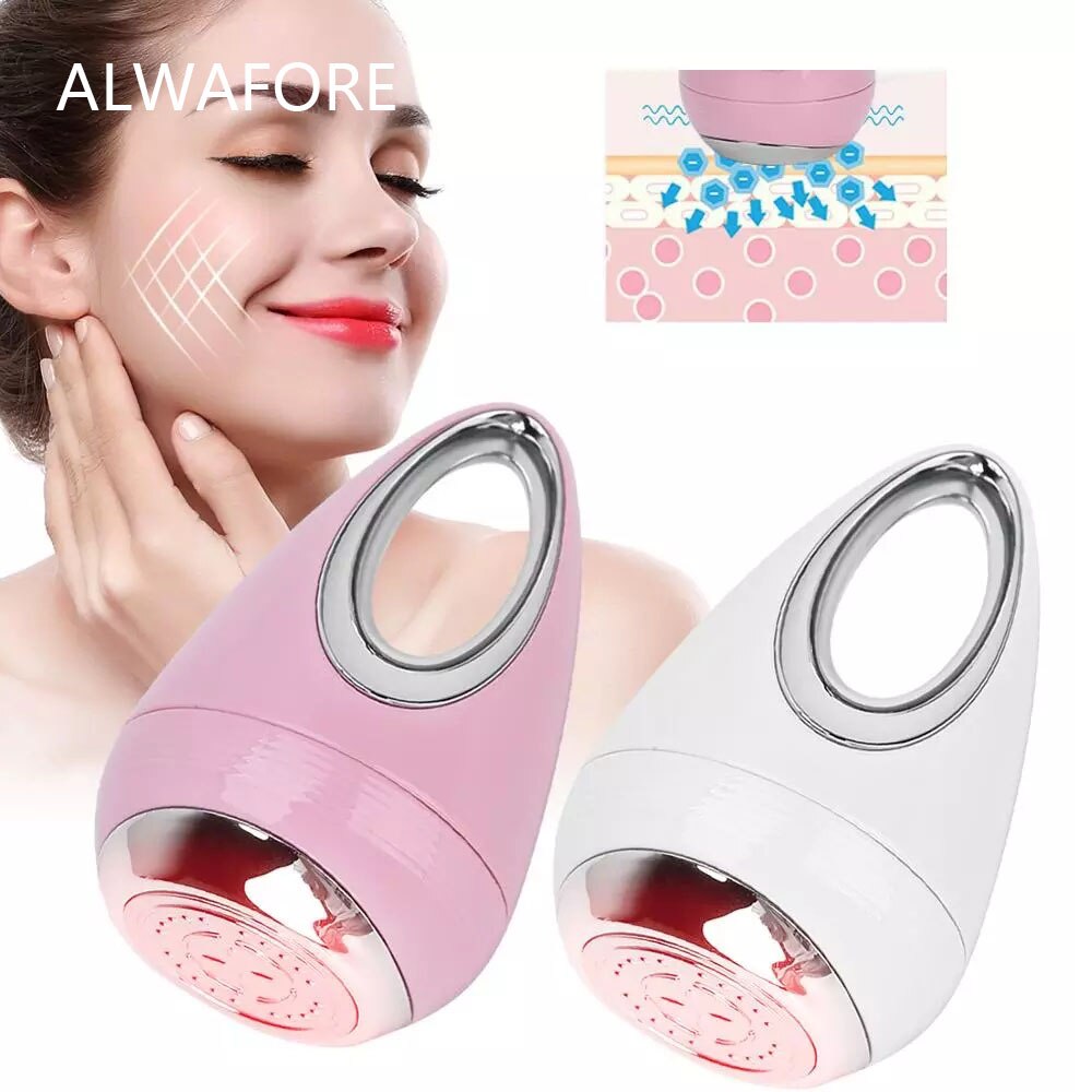 Alwafore Microcurrent Facial Massager Apparaat Huidverstrakking Gezicht Lifting Machine Huidverjonging Rimpel Remover Beauty Tool