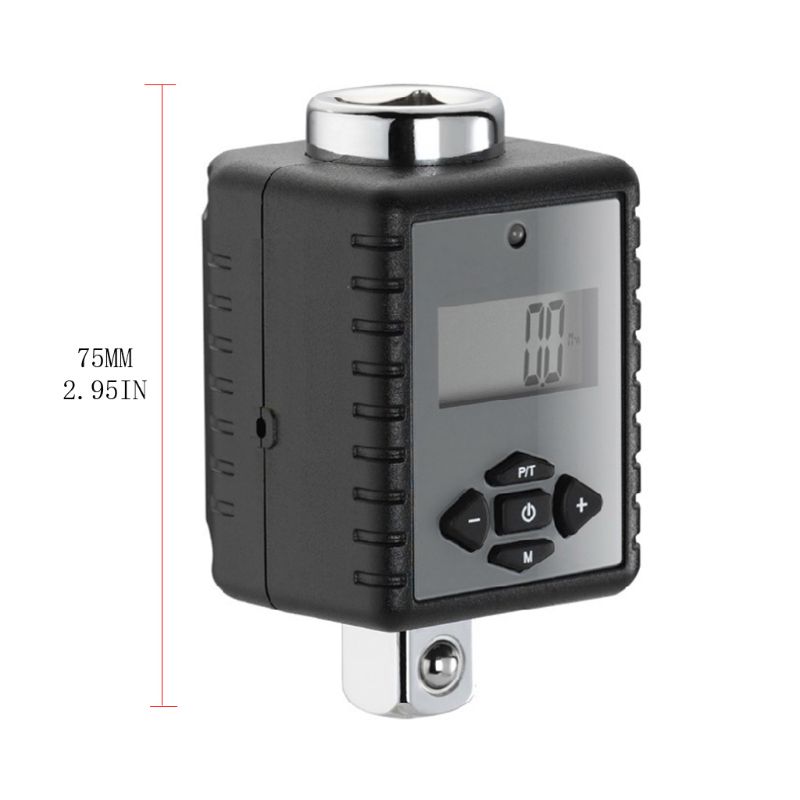 3 pièces/ensemble MXITA17 clé dynamométrique numérique 17-340Nm écran LCD adaptateur 1/2 "3/8" et 1/4 "lecteur clé électronique réglable vélo