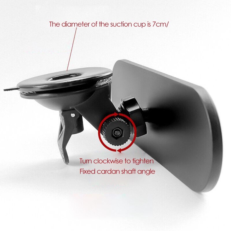 Car Rearview Mirror Powerful Suction Cup Car Interior Mirror Vision Plane Auxiliary Mirror Modified Mirror