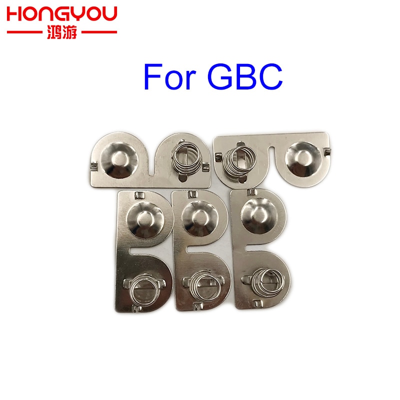 2 stück ersatz-batterieklemmen mit federkontakten für nintendo game boy color (gbc) batteriehalter