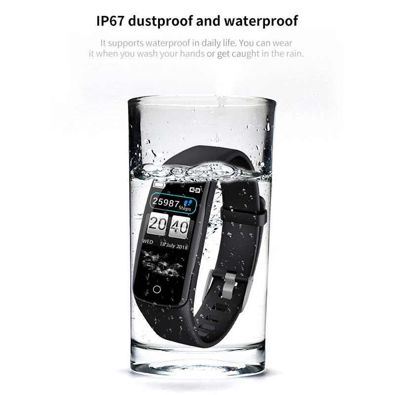 V8 Smart Armband Kleurenscherm Hartslag Bloeddruk Bloed Zuurstof Monitoring Sport Fitness Horloge