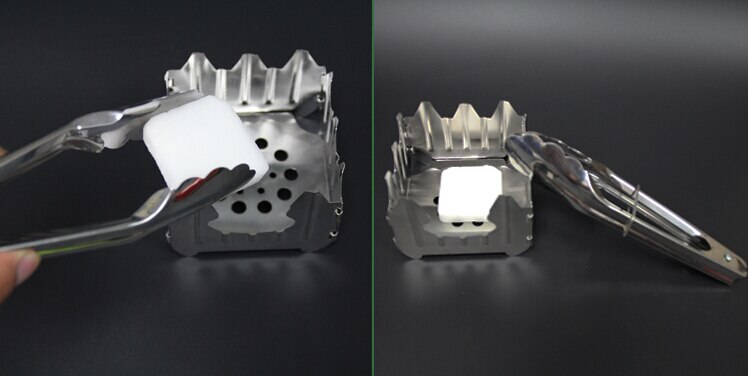 Outdoor folding portable German-style travel alcohol stove for solid fuel stove camping cooker