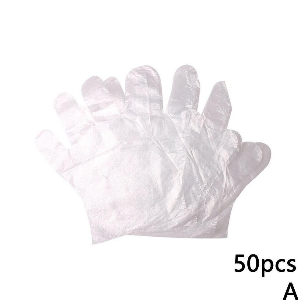 50/100 Stks/partij Wegwerp Handschoenen Eenmalige Plastic Handschoenen Bbq Handschoenen Milieuvriendelijke Pe Keuken Restaurant Party Accessoires Supp