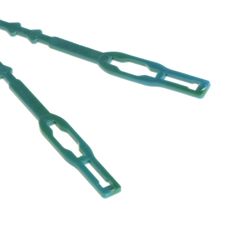 2Pcs Garden Plastic Plant Cable Tied Adjustable Tree Climbing Support Supplies N1HA