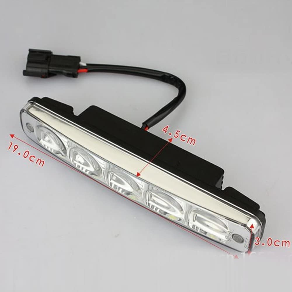 2 Stuks 6000K Waterdichte Super Heldere Auto Stijlvolle Light10W 12V Super Heldere Led-dagrijverlichting Auto Daglicht drl Mistlamp