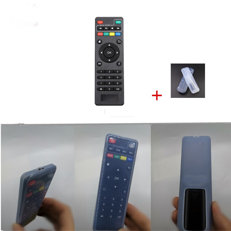 Telecomando di ricambio originale per Android TV Box MXQ,MXQ Pro, MX10, T95M, T95N. T95Q. T9. T95X mx9 H96 H96 pro: GRAY