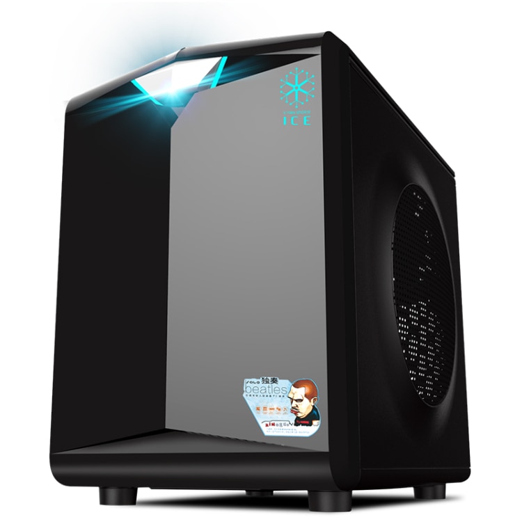 1pcs Micro-ATX MATX ITX Case /Desktop computer Mini Host Chassis ITX Desktop game small Case