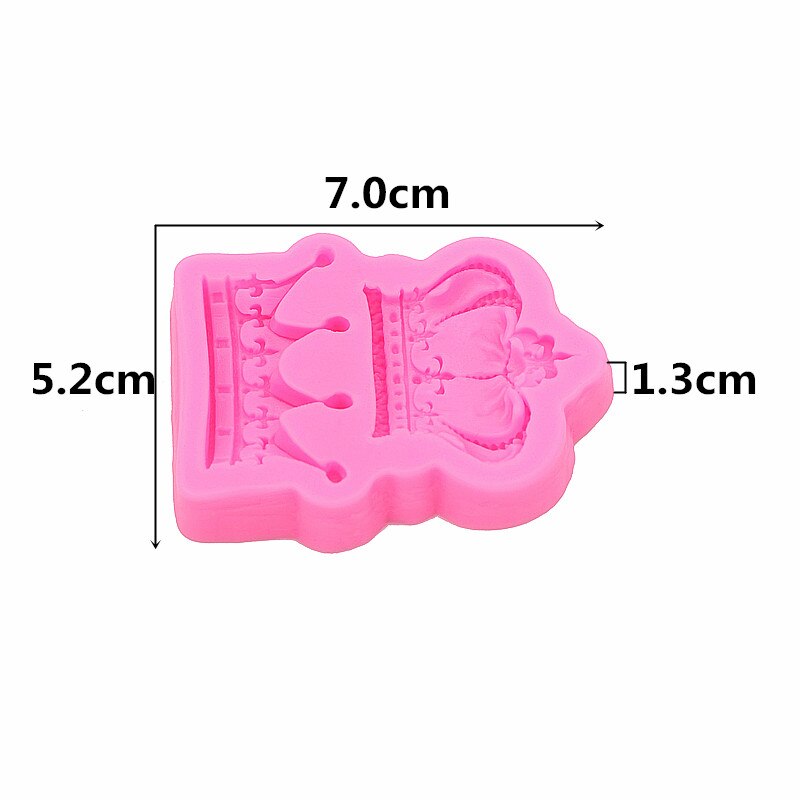 Gadgets Fondant Mallen Set Van 2 Kronen Silicone Mold Fondant Topping Suikerpasta Chocolade Decoratie Beste