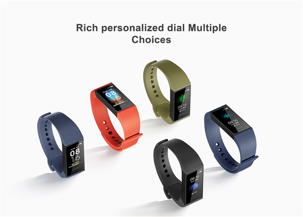 Xiaomi-pulsera inteligente Redmi Band Original, brazalete de Fitness con pantalla táctil a Color de 1,08 pulgadas, Control del ritmo cardíaco y de la música