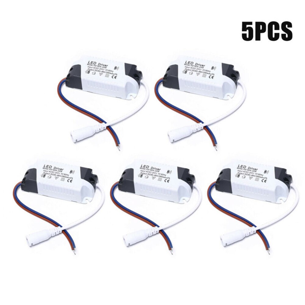 5Pcs Led Driver Set 18-24W Led Panel Plafondlamp Driver Transformer Power