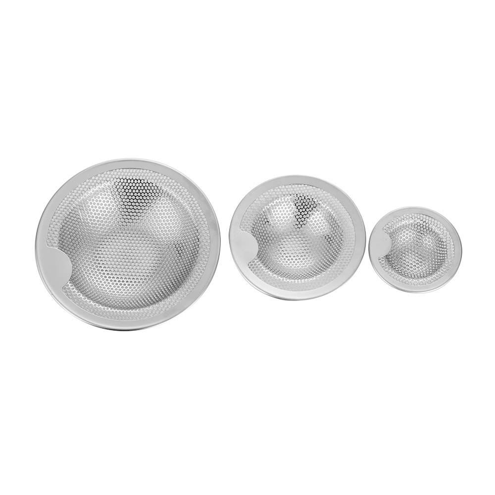 3 Size Rvs Keuken Filter Heatsink Afvoer Gat Trap Mesh Filter Bad Douche Afval Stopper Afvoer Voor Keuken