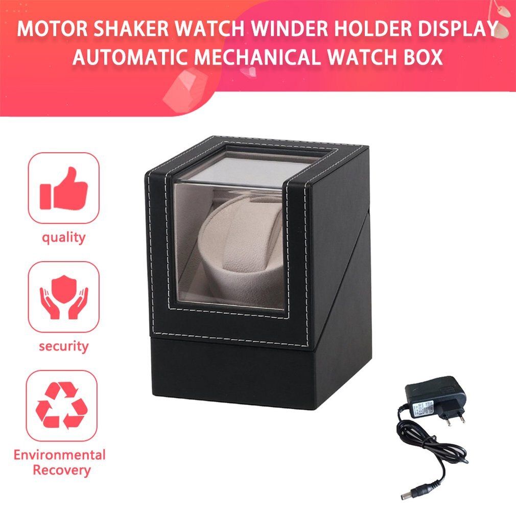 Høj klasse motor shaker ur winder holder display automatisk mekanisk ur optræk boks smykker ure boks