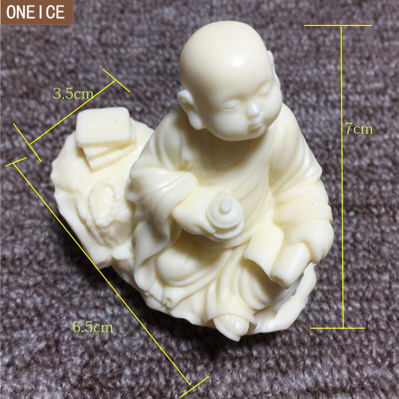 Petite statue de moine sculptée à la main, fruit ivoire, bouddha, accessoire de décoration pour la maison, artisanat, statue de personnage, nouvelle