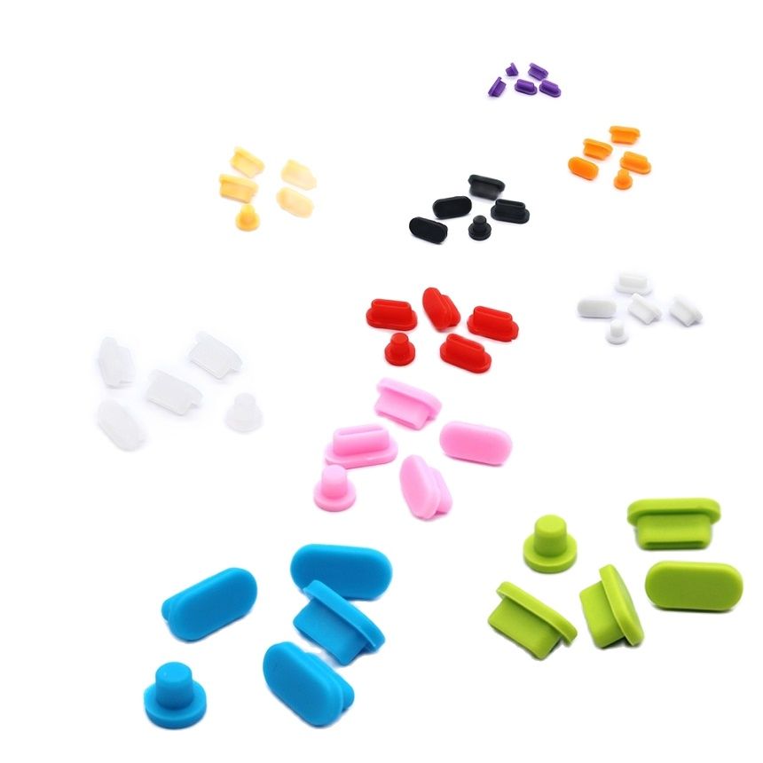 5Pcs/L Silicon Usb-poorten Dust Plug Voor Macbook Air 13 M1 Chip A2337 Dust Plug Silicon anti-Dust Plug Stopper 2 Tas