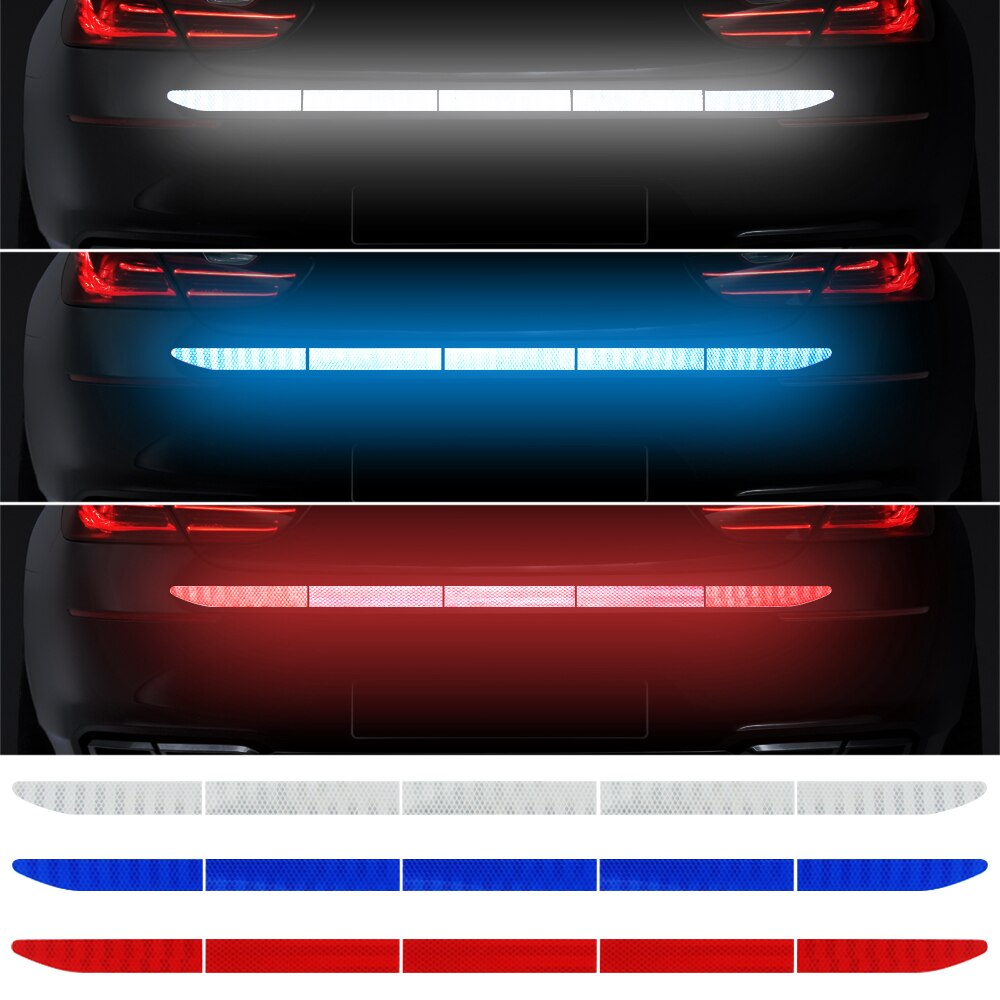Kofferbak Staart Night Veiligheidswaarschuwing Reflecterende Stickers Voor Toyota Corolla RAV4 Subaru Xv Chevrolet Cruze Aveo Zeil Saab Dacia