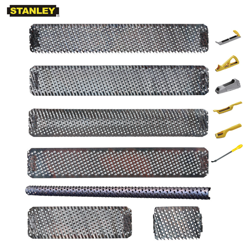Stanley One Surform Messer Ersatz flach fein halbrund konvexe Klinge flache RASP Feile Entfernen Füllschaum 2-1/2" 5-1/2" 10"