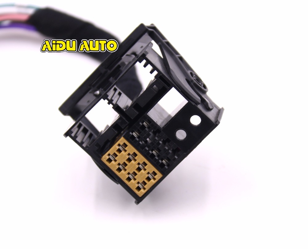 FOR VW 2003 To MQB To PQ Install RCD330 PLUS MIB DIS PRO RADIO MIB std2 pq + PQ TO MQB MIB 2 Upgrade Radio Adapter