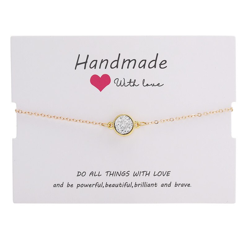 Bridesmaid friendship bracelet bridal shower bride to be Bachelor party favor wedding souvenir: white