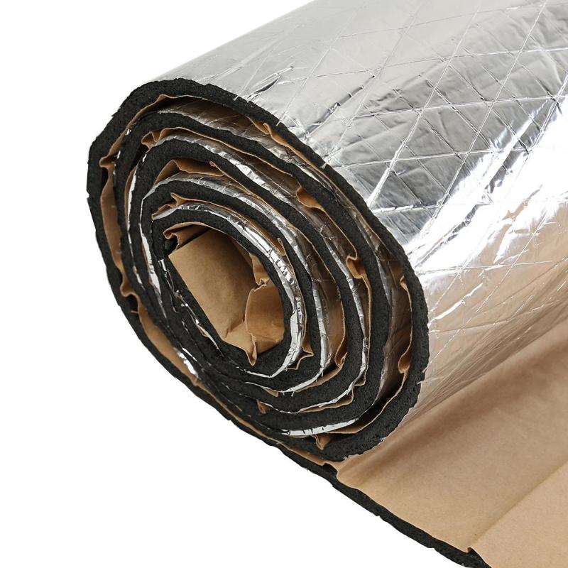 Lámina de espuma antiruido de 200x50cm para aislamiento acústico de coche, accesorios para automóvil de algodón
