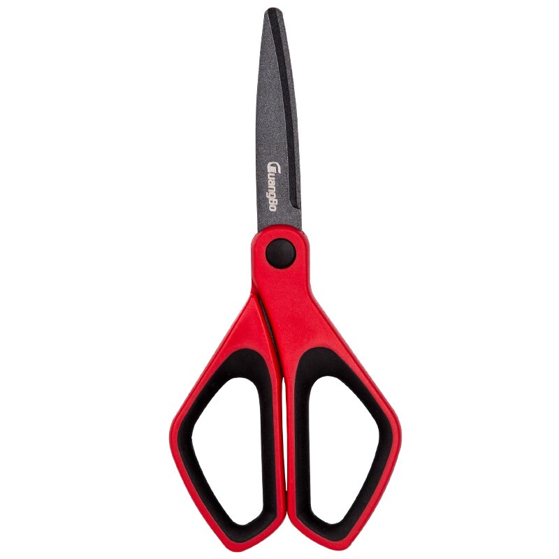 4 colores 170mm tijeras de acero inoxidable de la Oficina de la Escuela de Cocina hogar tijeras herramienta para papel de corte artesanías de álbum de recortes para bricolaje: red