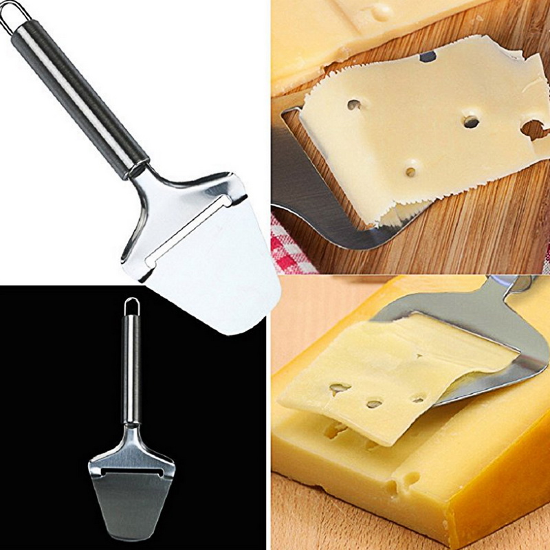 Hoomall 1 st Rvs Kaas Slicer Cutter Mes Kaas Slicer Keuken Benodigdheden Vliegtuig Cake Pizza Cutter Voor Kaas