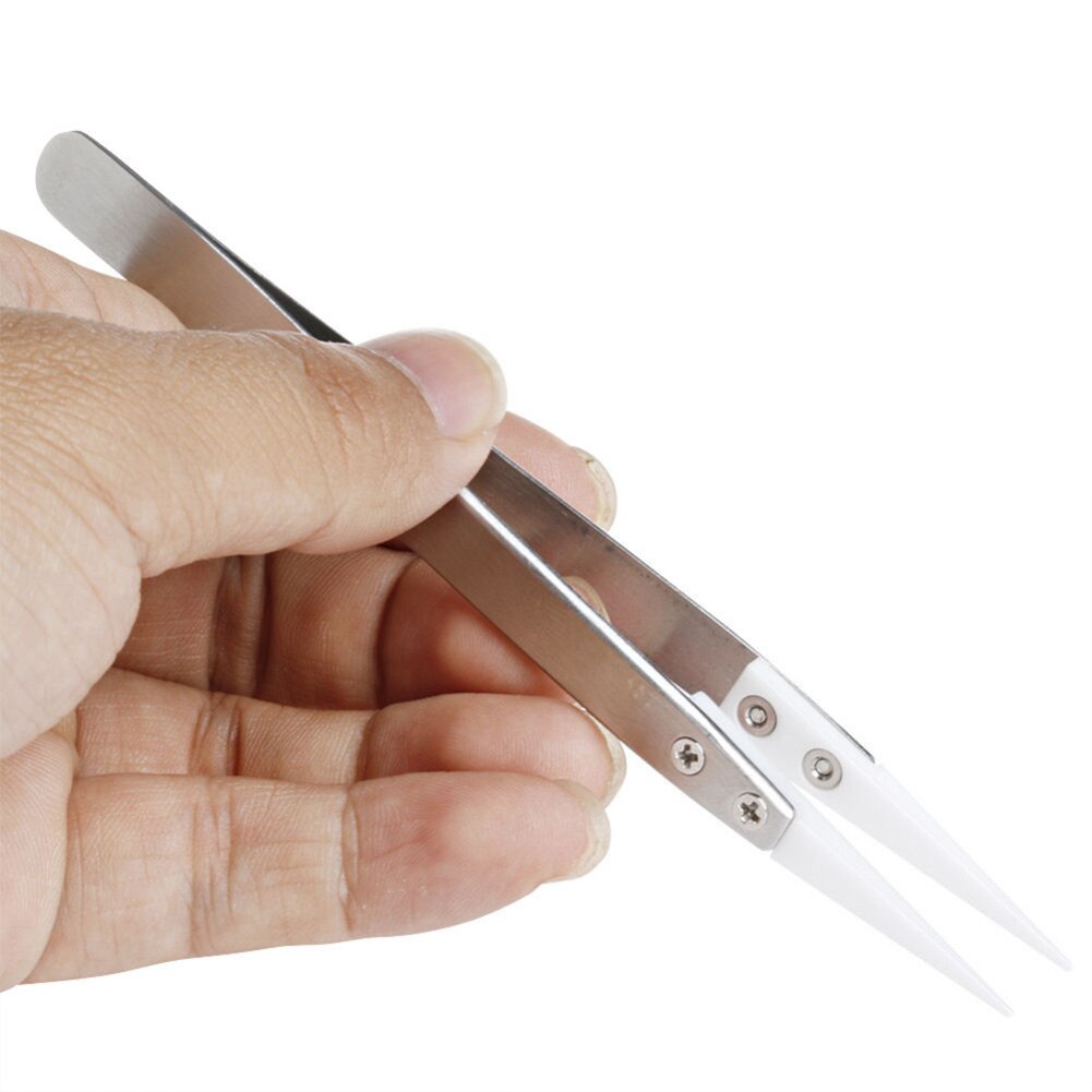 3 Type pince à épiler en céramique résistant à la chaleur 1000 degrés nouvelle pince à épiler Non conductrice outils à main de