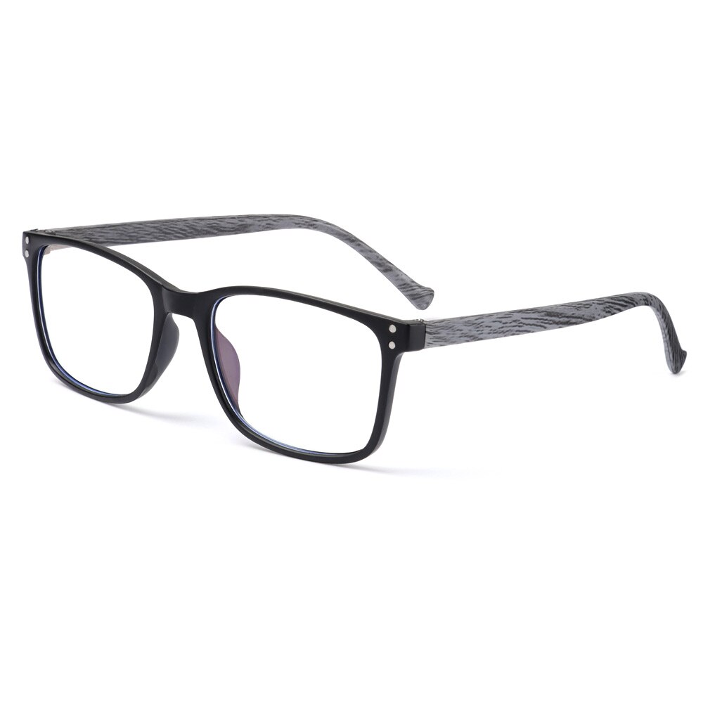 Lunettes de lecture, Grain de bois, soin de la Vision, presbytie, rayons bleus Anti-UV, 1 pièce, pour femmes et hommes, 1.0 ~ 4.0: Strength  1.50 / grey