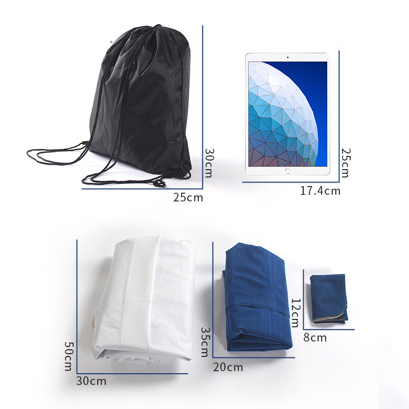 Inflatable Toddler Travel Bed with Safety Bumper for Camping Home Portable Blow Up Mattress for Kids with Built in Security Rail