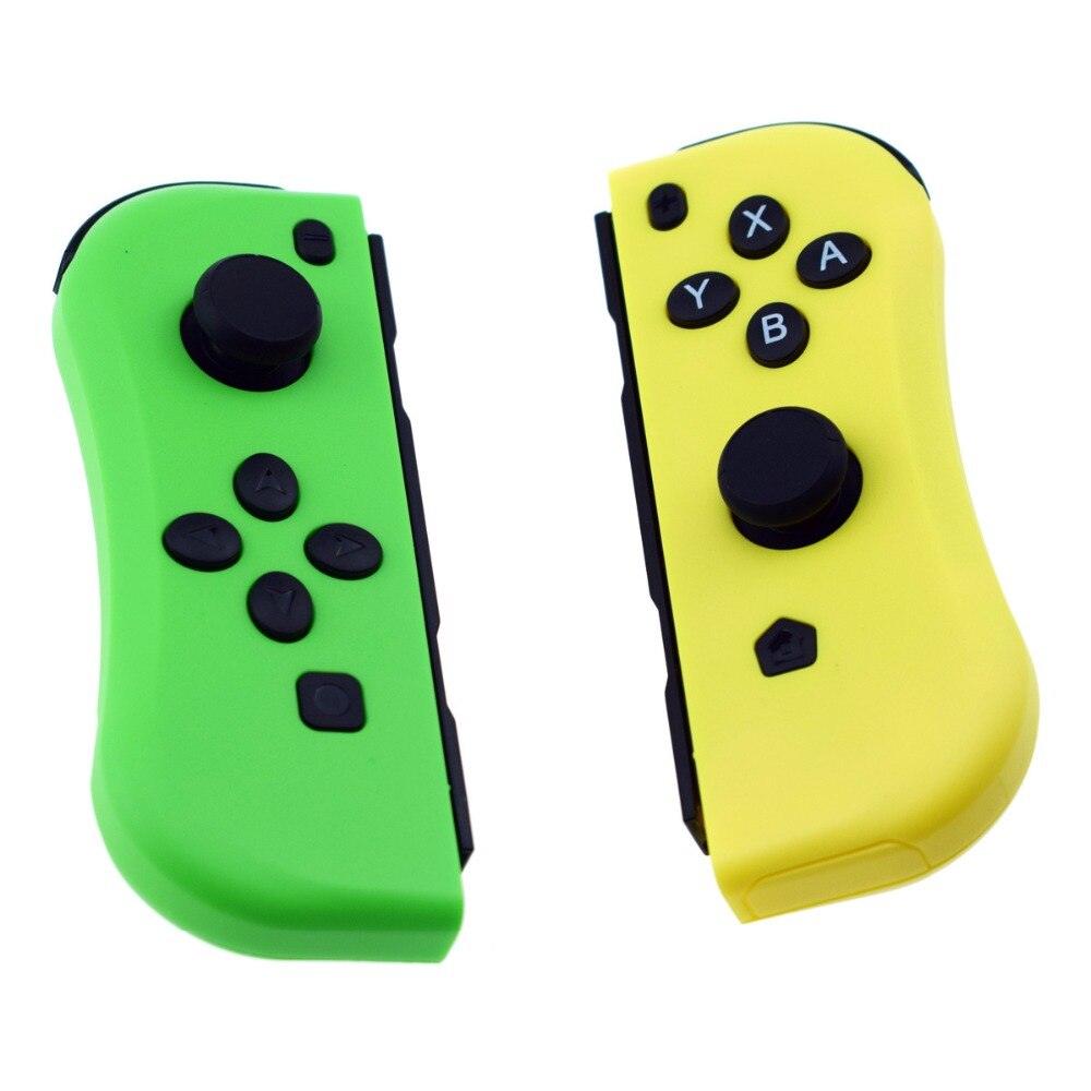 Gamepad Controller di gioco sinistro e destro Wireless Bluetooth per nintendo Switch gioco NS per nintendo Switch Console 01: green yellow