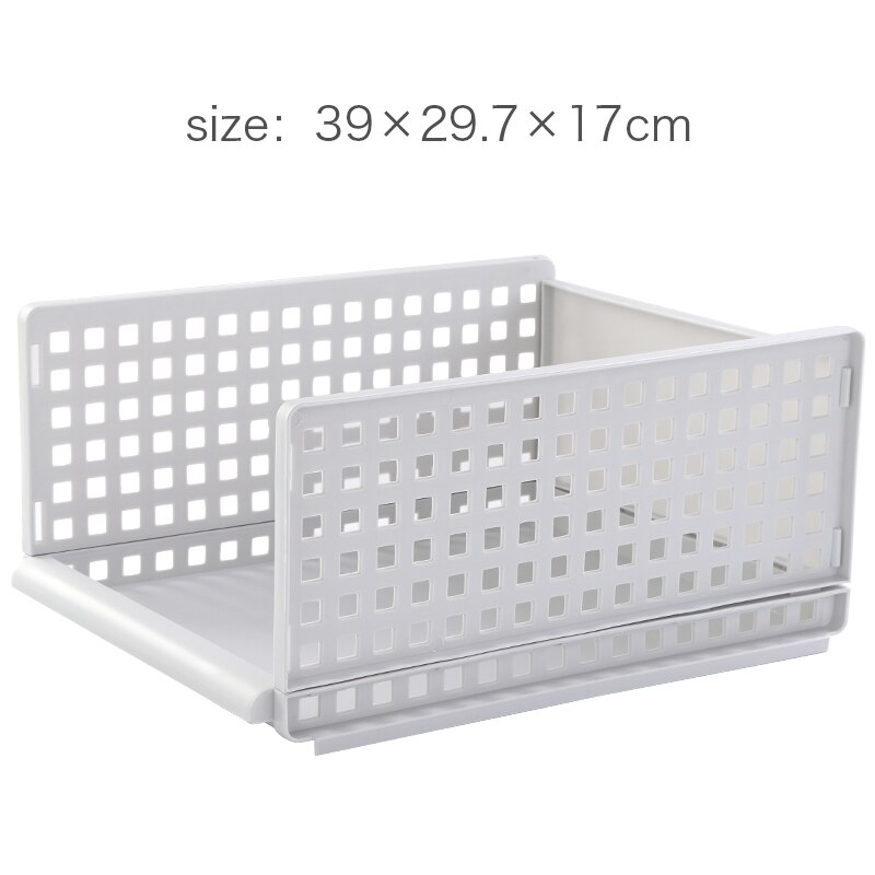 Wardrobe Layered Partition Shelf Storage Compartment Clothes Cabinet Baffle Layered Frame Folding Organizer Holder Bedroom: small