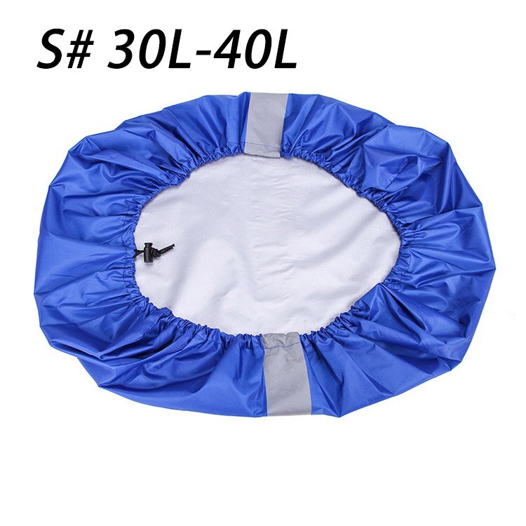 ManKaTer 30L-50L Reflecterende Camouflage Waterdicht Stofdicht Zonnebrandcrème Lichtgewicht Rugzak Regenhoes Koord Mond: S 30L-40L 06