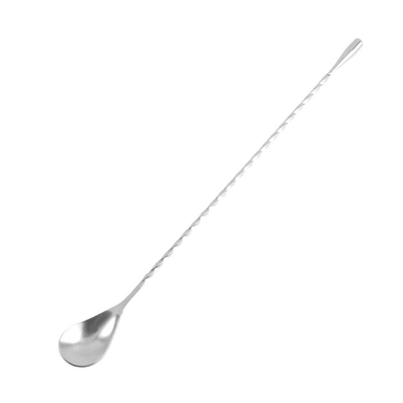 1 pz acciaio goccia d'acqua cucchiaio filo Fine Bar cucina Bar Bar cucchiaio e cucchiaio strumenti di miscelazione cucchiaino da caffè Q4S6: Default Title