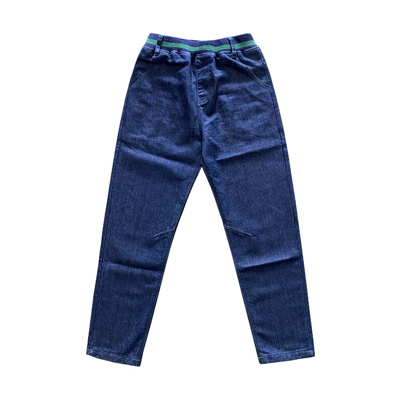 Jongens jeans lente kinderen losse denim broeken katoenen peuter baby denim broek effen kleur kleding 4-16 jaar