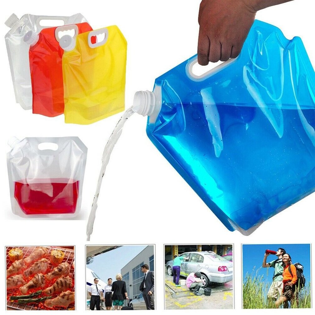 draussen Sport Waren Faltbare Tragbare Wasser Tasche 5L 10L draussen Sport Wasser Lagerung Tasche Picknick Eimer