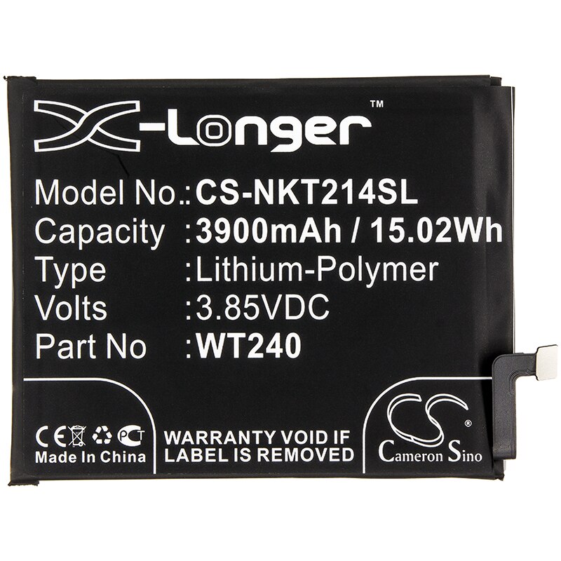 CS 3900mAh / 15.02Wh batería para Nokia 2,3 de 2,3 LTE TA-1214 WT240