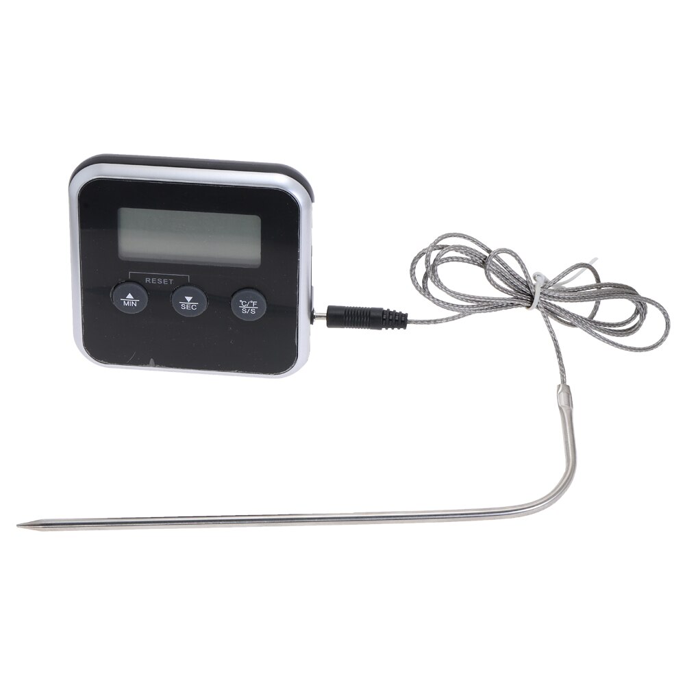 Food Cooking Digital Probe Timer Thermometer Kitchen BBQ Oven Grill Meat Thermometer Tool For BBQ Grilling Kitchen Accessories
